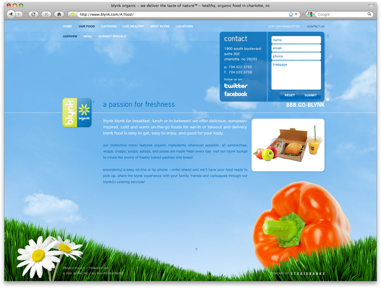 Blynk Organic - Food - Overview
