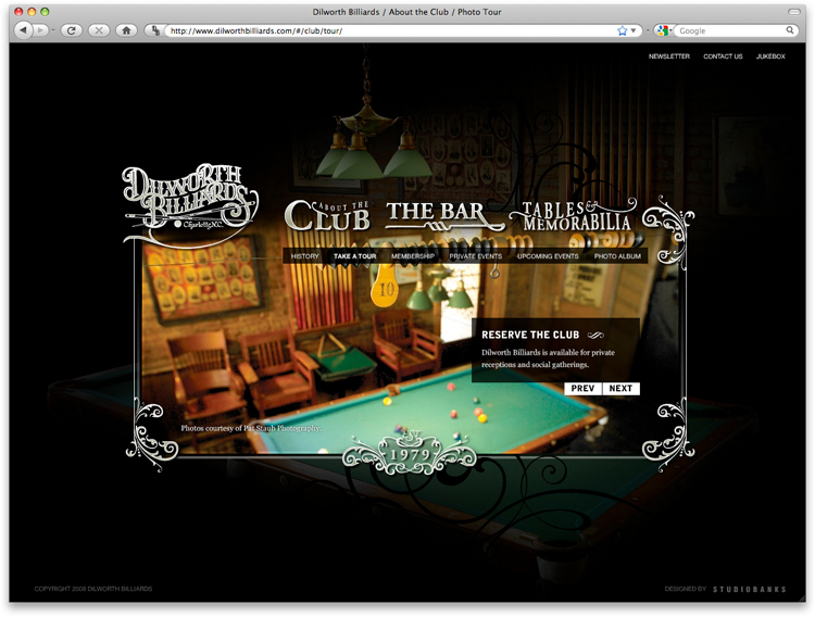 Dilworth Billiards - Club - Tour