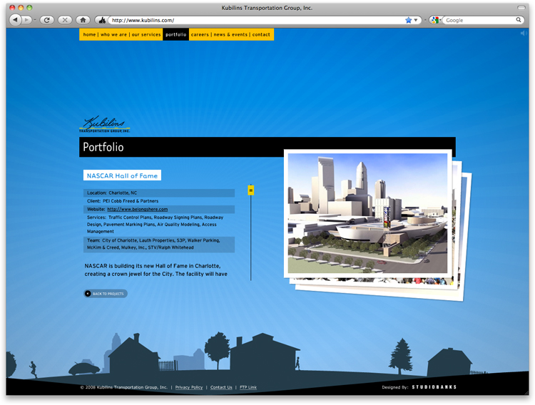 Kubilins Transportation Group - Portfolio - Project