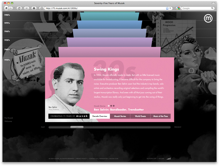 Muzak 75th Anniversary - 1930&rsquo;s - Overview