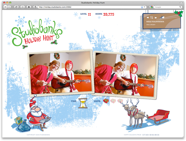 Studiobanks Holiday Hunt - Game Play