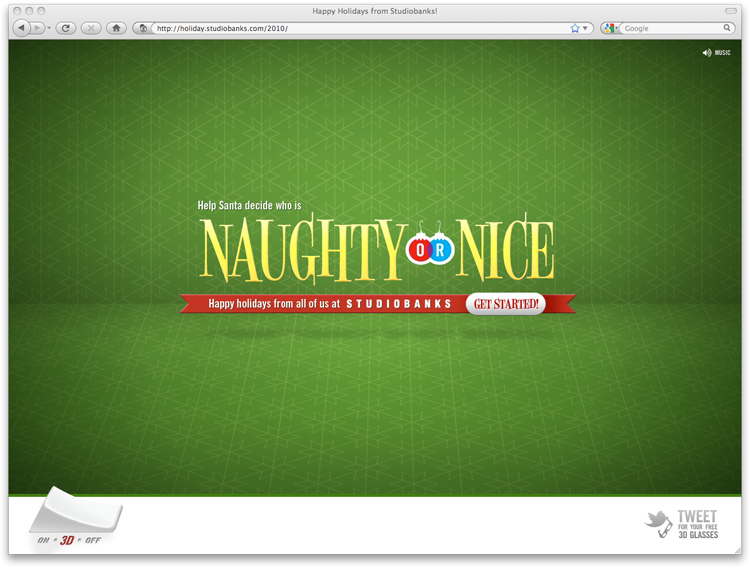 Studiobanks Naughty or Nice